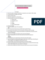 2024 Parenteral Medication Checklists