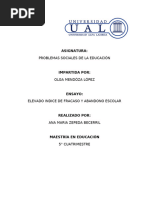 ENSAYO ELEVADO INDICE DE FRACASO Y ABANDONO ESCOLAR