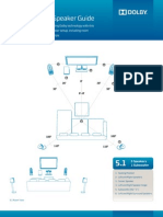 Dolby Home Theatre Speaker Guide 5.1 6 8