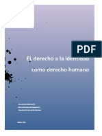 El Derecho A La Identidad Como DH (E-Libro)