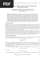 Three-Dimensional Magnetotelluric Forward Modeling For Static-Shifted Model