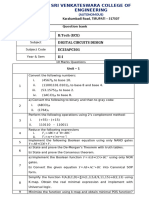 DCD Question Bank For II-I ECE (R23)