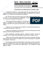 February 12 House To Probe The Cash Donations and Relief Goods For Sendong Victims