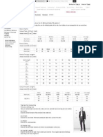 General Menswear Size Guides Product Information Marks & Spencer