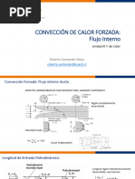 Convección de Calor - Flujo Interno