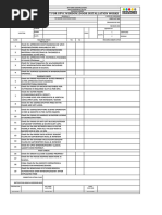 CHECK LIST FOR UPVC INSTALLATION WORKS