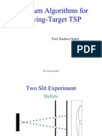 Quantum Algorithms For Moving-Target TSP