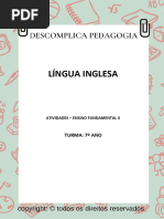 Língua Inglesa - 7º Ano