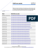 Dell Bios Post Error Codes