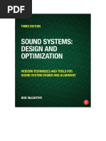 Sistemas de Som - Design e Otimização - 3ª Edição - Bob McCarthy