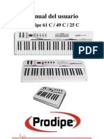 Manual Prodipe 61C 49 C 25 C ES 1