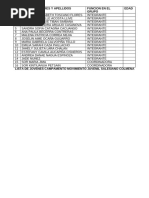 lista jovenes campameto