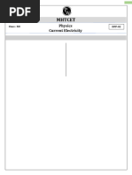 DPP-02 Current Electricity Physics MHTCET Ranker 2025 Sushant Sir Mohit Solution