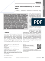 Advanced Materials - 2016 - Qiao - Toward Scalable Flexible Nanomanufacturing for Photonic Structures and Devices