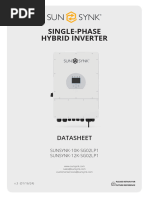 Sunsynk SinglePhase 10-12kW Datasheet v3 English