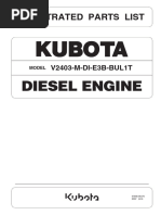 KUBOTA - V2403 - ENGINE SPARES