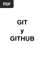 (En proceso) GIT y GITHUB