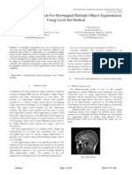 A Differential Approach For Overlapped Multiple Object Segmentation Using Level Set Method