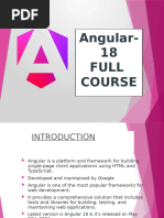   Angular 18 course