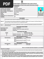 STATE LEVEL RECRUITMENT COMMISSION FOR CLASS III POSTS