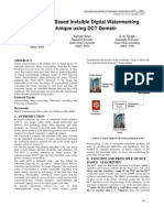 Permutation Based Invisible Digital Watermarking Technique Using DCT Domain