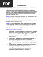 MAGNITUDES EN FISICA