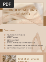 UNDERSTANDING DEMAND