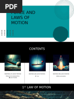 FORCE AND LAWS OF MOTION-1