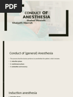 Conduct of Anesthesia-Zaid