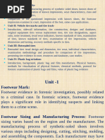 Unit-I & II Foot Prients and Evidence