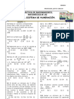 Práctica #015 - 1° - Sistema de Numeración V