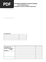 Syllabus DMSC 612 Healthcare Economics and Quality Improvement