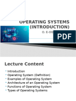 Operating Systems (Introduction) Lec1