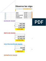 Actividades Excel Varios