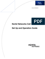 Call Pilot Call Center Setup and Operation