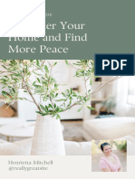 Olive Green Neutral Declutter Simple Living How To Guide Ebook Cover