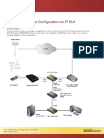 Cisco WAN Failover Configuration Via IP SLA