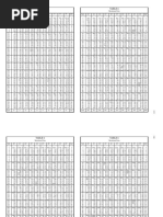 Table 6- Meridional Parts