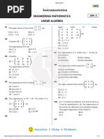 Linear Algebra _ DPP 03 (by Puneet Sir)