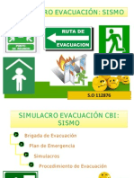 Evacuacion Simulacro Sismo