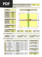 Columnas - c1, c2, c3, c4 - s. Con Muros de Corte