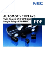 Automotive Relays: Twin Relays EN2/EP2 Series Single Relays EP1/MR301 Series