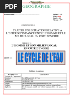 Cours Geograhpie 6eme Le Cycle de l'Eau (1)