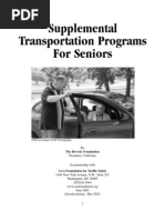 Supplemental Transportation Programs For Seniors: by Pasadena, California