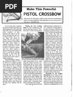 Crossbow Plans