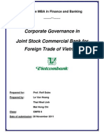 Vietcombank Corporate Governance Assignment EMFB8