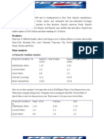 An Analysis On Pepsico Inc.