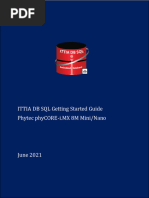 ITTIA DB SQL Getting Started Guide - Phytec