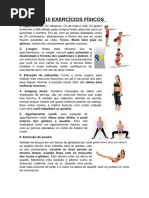 10 EXERCÍCIOS FÍSICOS