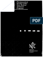 Pharmaceutical Benefits Under State Medical Assistance Programs, 1989